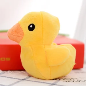 Cute Yellow Duck Squeaky Dog Toy | Interactive Pet Toy for Dogs
