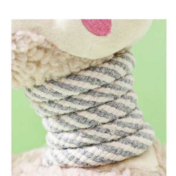 26cm Alpaca Dog Toy – Squeaky Sound Plush Toy