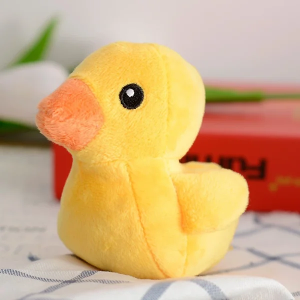 Cute Yellow Duck Squeaky Dog Toy
