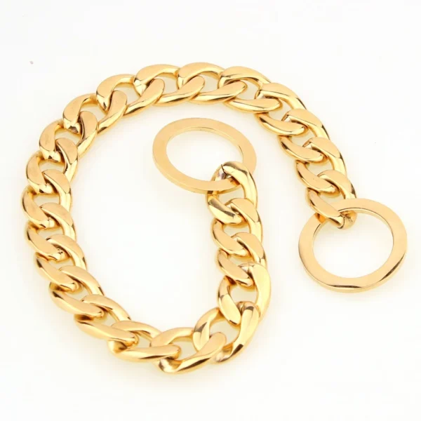 cf5b6873f8ae38c231084ce2a7995e17.webp 15mm Strong Dog Chain Cuban Gold Stainless Steel Collar For Big Or Small Dogs P-Chain Choker For Dogs Pitbulls