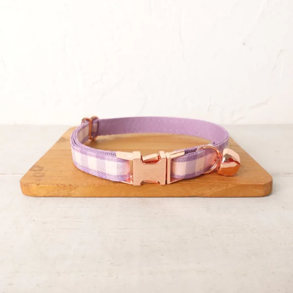 Customized Collar Personalized Cat Collar Kitten Collar Adjustable Anti-lost Adult Cat Bell