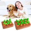Dog Pulling Radish Snuffle Mat – Interactive Food-Searching Plush Toy