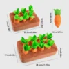 Dog Pulling Radish Snuffle Mat – Interactive Food-Searching Plush Toy
