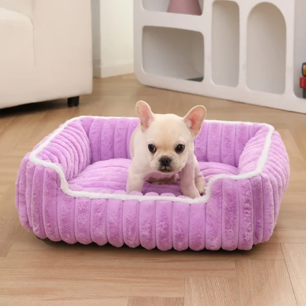 cn-11134207-820l4-me5ihfge5a131b.webp Large Dog Bed Cat Bed Plush Soft Comfortable Pet Bed Square Warm Cat Sofa Non-slip Bottom Dog Sofa