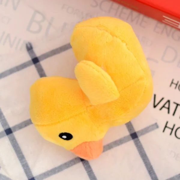 Cute Yellow Duck Squeaky Dog Toy