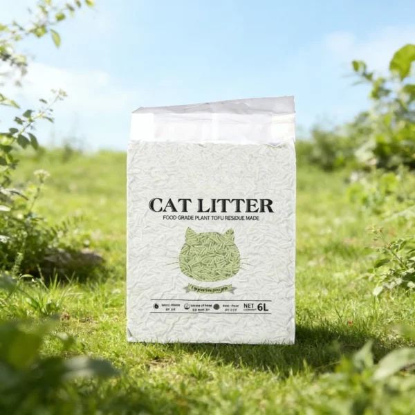 2KG Mixed Tofu Cat Litter 8:2 | Low Dust Flushable Strong Clumping Deodorizer Pasir Kucing