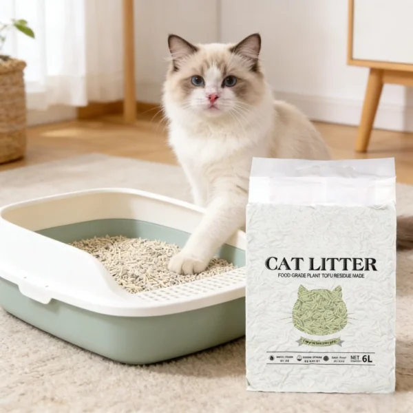 2KG Mixed Tofu Cat Litter 8:2 | Low Dust Flushable Strong Clumping Deodorizer Pasir Kucing