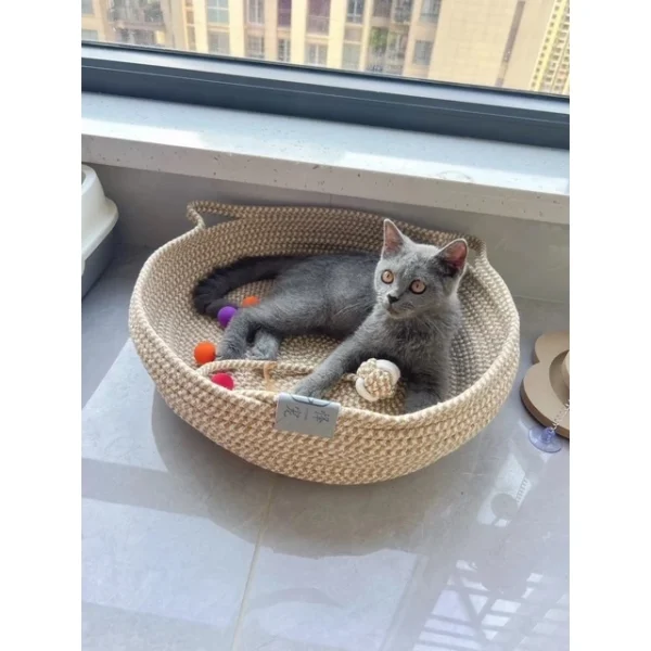 my-11134207-820l8-mmwxzd0d8sn4bc.webp Pet Bed, Rattan Cat Bed, Woven Cat Bed, Woven Pet Bed, Cat Bed, Dog Bed, Cat Scratching Board