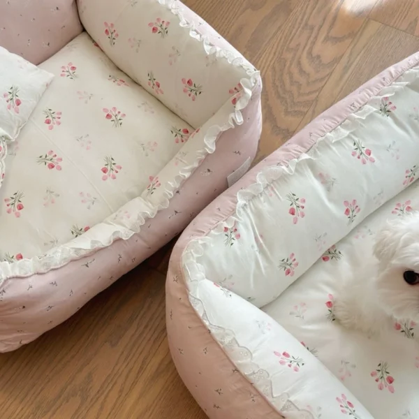 my-11134207-820lc-mnktdrp73rba06.webp Cotton Pet Bed, Soft & Washable All-Season Pet Sleeping Mat for Dogs & Cats