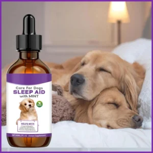 Pets Dogs Cats Sleep Aid Supplement Sleeping Dropper Solutions Natural Pet Sleep Liquid for Promotes Calm Rest Sleep Support
