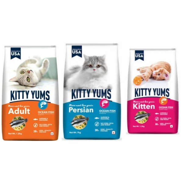 Kitty Yums Cat Food 1KG