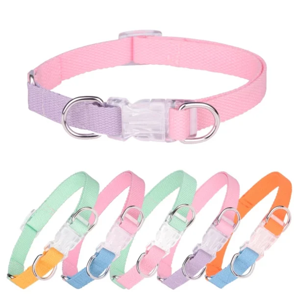 Pet Adjustable Collar & Leash Set – Small & Medium Dogs