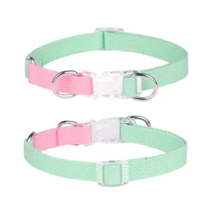 Pet Adjustable Collar & Leash Set - Small & Medium Dogs | Adjustable Pet Walking & Outdoor Gear for Dogs