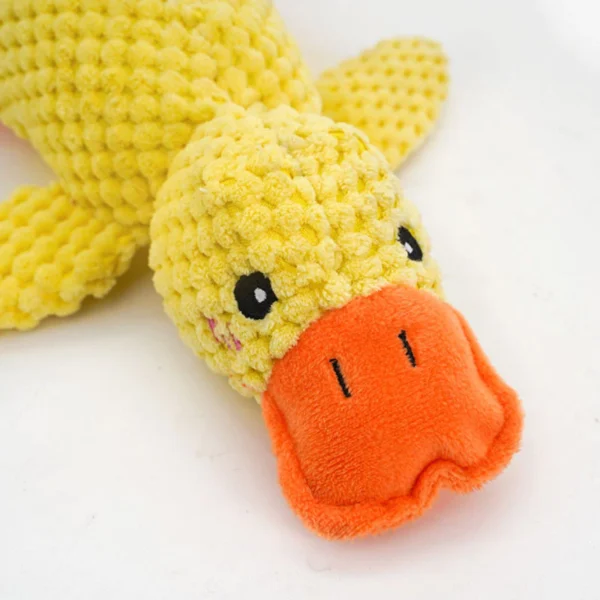 Gaga Duck Plush Dog Toy – Squeaky Quacking Chew Toy