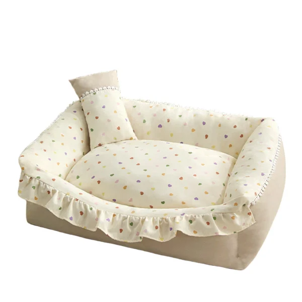 Pillow Cat Bed Sofa Removable Washable Soft Mattress Small Dog Bed Pet Supplies
