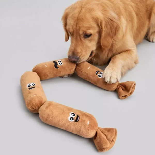 sg-11134201-820ly-mnbszsw6wo3n45.webp MIQUEL Squeaky Dog Toy Plush Sausage Toy