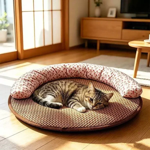 Dog Summer Sleeping Mat Cat Mat Pillow Nest Integrated Scratch-Resistant Anti-Slip Cooling Mat