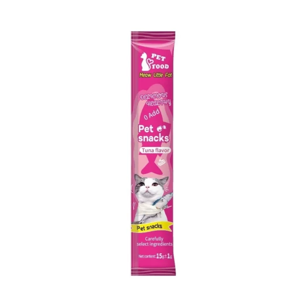 sg-11134201-820np-mntt73cy1fr800.webp 15g Salmon Tuna Mixed Flavor Cat Sticks Nutritious Wet Food Snacks All Stage Kitten Adult Cat Treats