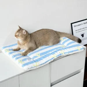 Cat Mat for Sleeping Warm Small Dog Bed Pet Sleeping Mat Four Seasons Universal Cat Bed Mat Floor Mat Dog Bed