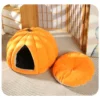 sg-11134201-824hs-me6nrkdunncy60.webp Pumpkin Cat Nest Closed Cat Nest Anti Dirty Sleep Mat Pet Nest Removable Warm Cute Perkara Kucing