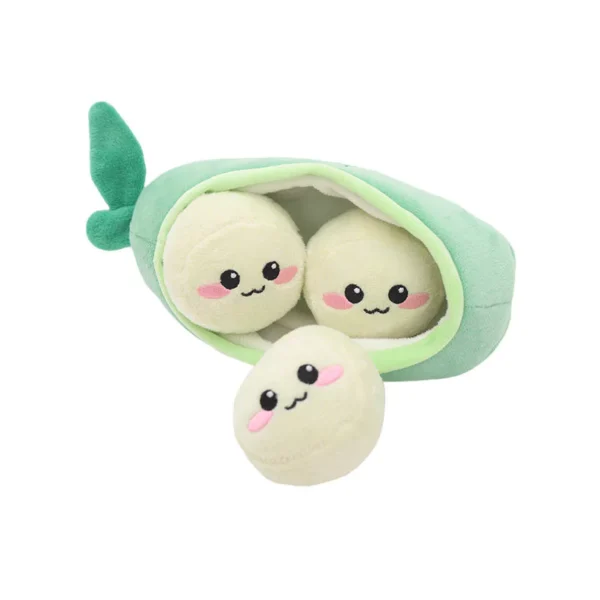 Dog Toys Entertainment – Edamame Plush Squeaky Toy