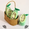 Dog Toys Entertainment – Edamame Plush Squeaky Toy