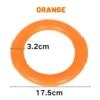 1pc Orange Dog Flying Disc – EVA Interactive Training Ring Puller