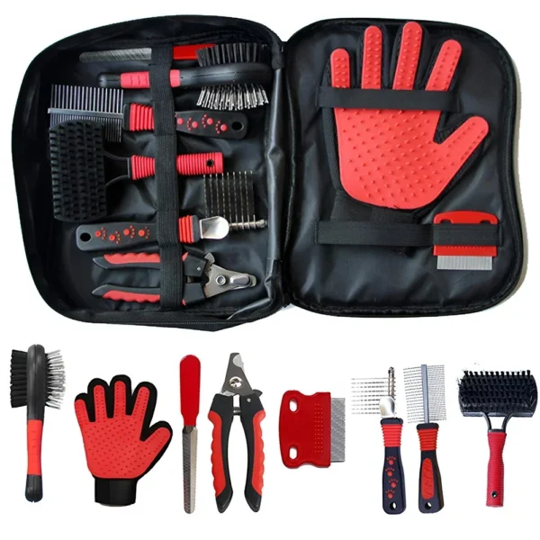 S0c407f95c97e421a8ff6d5ed20a73ce7I.webp Complete Pet Grooming Kit for Dogs & Cats | Pet Grooming & Care Supplies for Dogs & Cats