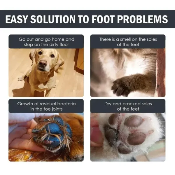 S330ef8a361ec48bfb33a415a0f71348aF.webp 100ml Rinse - Free Paw Cleaner Foam with Brush for Dogs & Cats | Pet Grooming & Care Supplies for Dogs & Cats