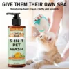 S3b1cc14479c84e5b992cbe278ea361a8x.webp 5 - in - 1 Natural Coconut Pet Shampoo & Conditioner for Dogs & Cats 250g | Pet Grooming & Care Supplies for Dogs & Cats