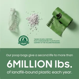 Lavender - Scented Biodegradable Pet Waste Bags - Leak - Proof Design | Pet Hygiene & Cleaning Supplies for Cats & Dogs
