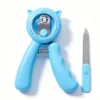 Cat - Shaped Pet Nail Clippers with Splash Guard & Nail File | Pet Grooming & Care Supplies for Cats