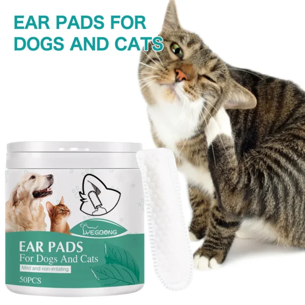 S9cf30062b1a64754be89de8b8fe5fdea1.webp Pet Finger Wipes for Eye & Ear Care - Dogs & Cats | Pet Grooming & Care Supplies for Dogs & Cats