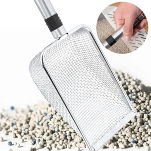 Stainless Steel Cat Litter Scoop - Durable & Easy to Clean | Pet Hygiene & Cleaning Supplies for Cats