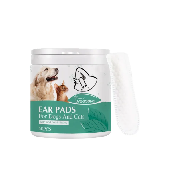 Sabf8a9b1b6f146ec8a568cd72548a23dS.webp Pet Finger Wipes for Eye & Ear Care - Dogs & Cats | Pet Grooming & Care Supplies for Dogs & Cats