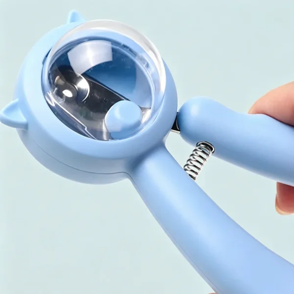 Cat - Shaped Pet Nail Clippers with Splash Guard & Nail File | Pet Grooming & Care Supplies for Cats