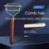 Sc483bf04248a4bcb823d19ec4ead8ad4n.webp Self - Cleaning Slicker Brush with Dematting Comb for Dogs & Cats | Pet Grooming & Care Supplies for Dogs & Cats