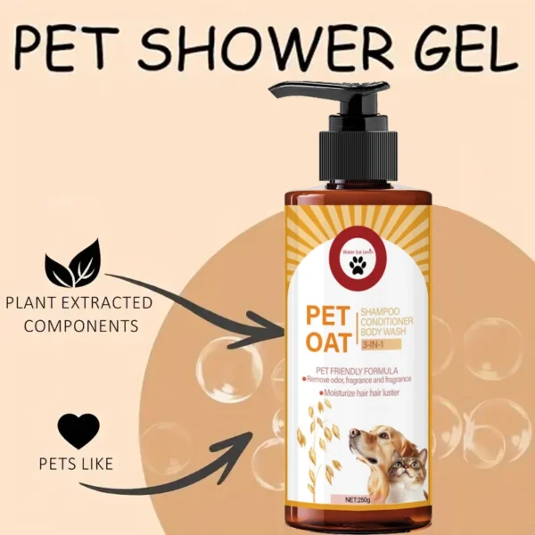 Sd435e6c38047467297f42358a811d571P.webp 250g Pet Shampoo for Dogs & Cats - Soft & Fresh Coat | Pet Grooming & Care Supplies for Dogs & Cats