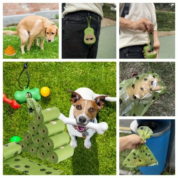 10 Rolls Biodegradable Dog Poop Bags - Leak - Proof & Odor Control | Pet Hygiene & Cleaning Supplies for Dogs