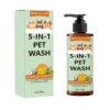 Sf9675e1848c84b4cba046865b1baa452s.webp 5 - in - 1 Natural Coconut Pet Shampoo & Conditioner for Dogs & Cats 250g | Pet Grooming & Care Supplies for Dogs & Cats